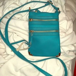 Adjustable Teal Sling Bag